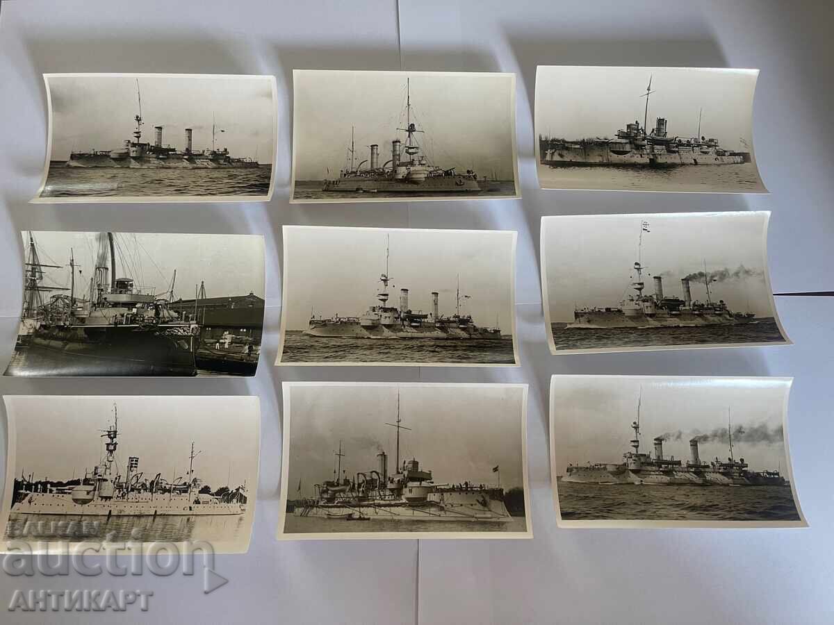 9 fotografii Germania nave militare gardă de coastă Primul Război Mondial 9/14cm