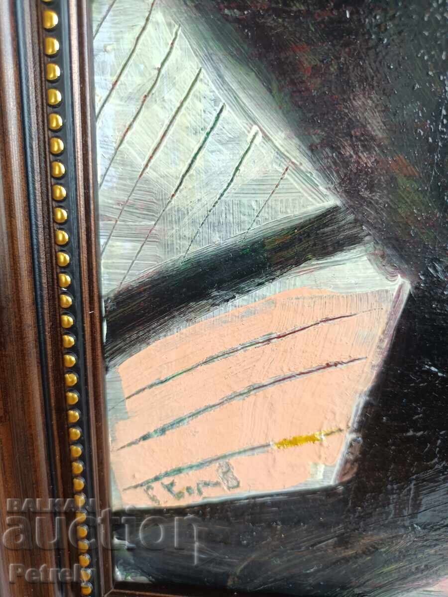 Livrarea Pictură veche în ulei Livrarea Pictură veche în ulei