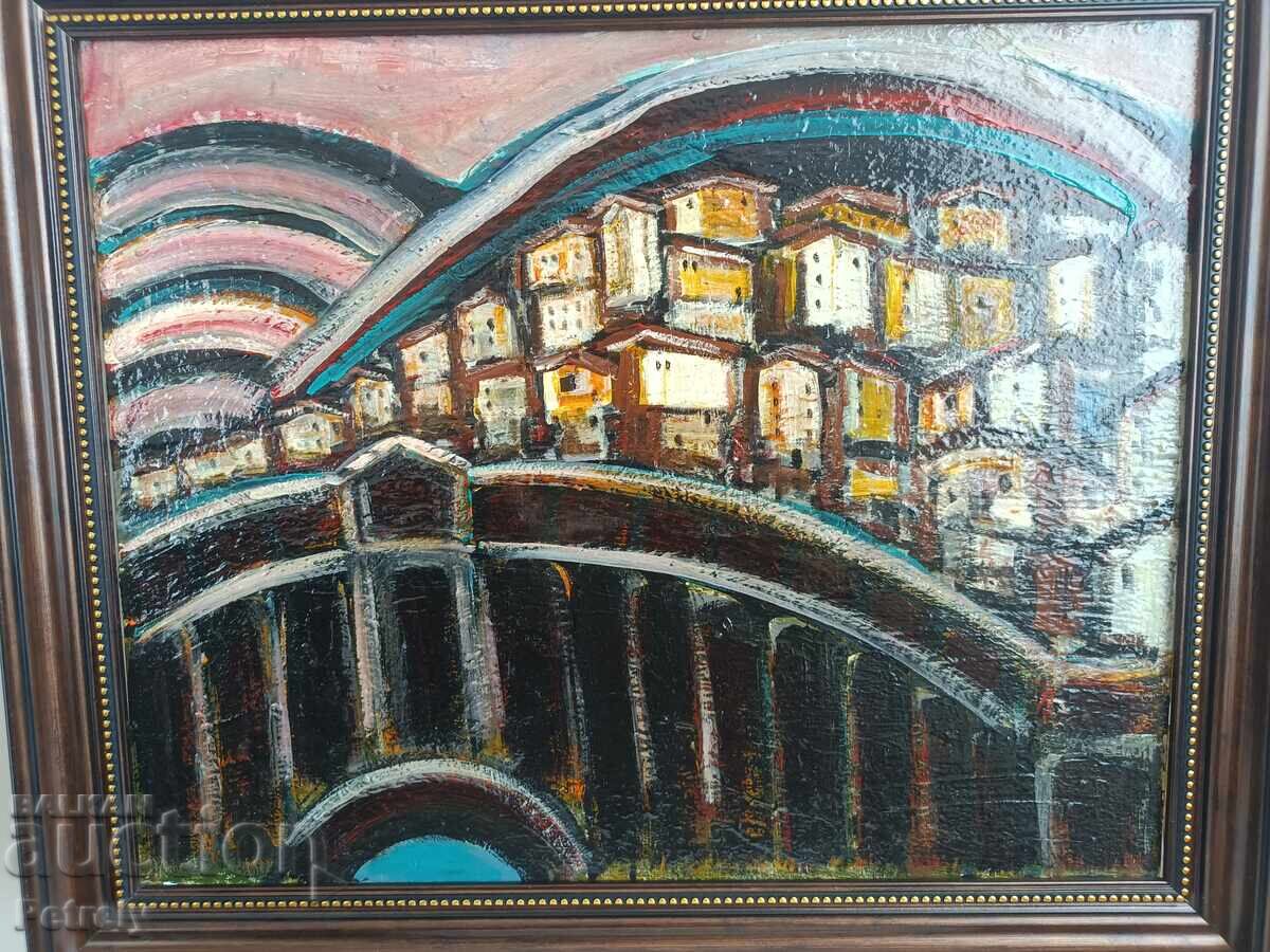 Δημοπρασία Παλιά ελαιογραφία