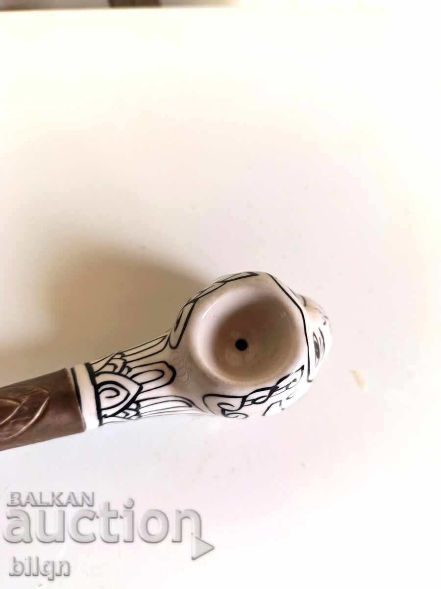 Extremely Rare Collector's Ceramic Pipe - 6