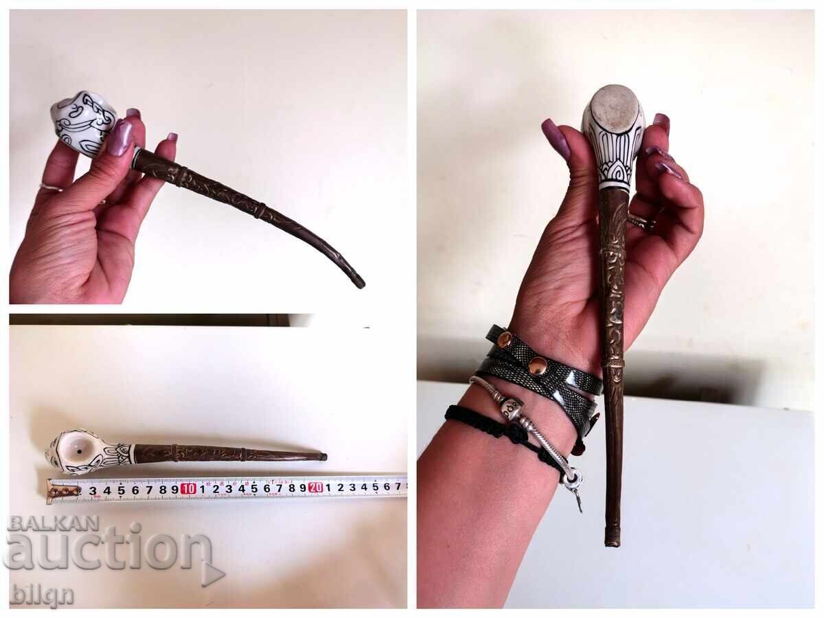 Extremely Rare Collector's Ceramic Pipe - 7