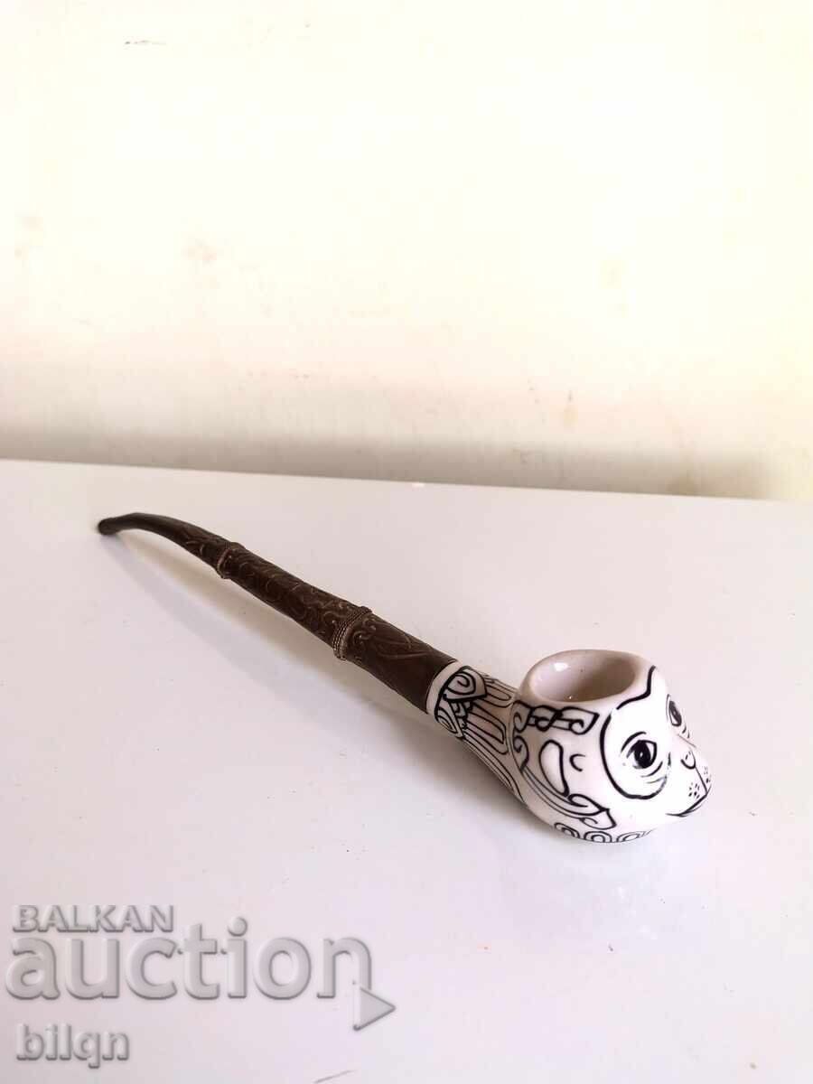 Extremely Rare Collector's Ceramic Pipe
