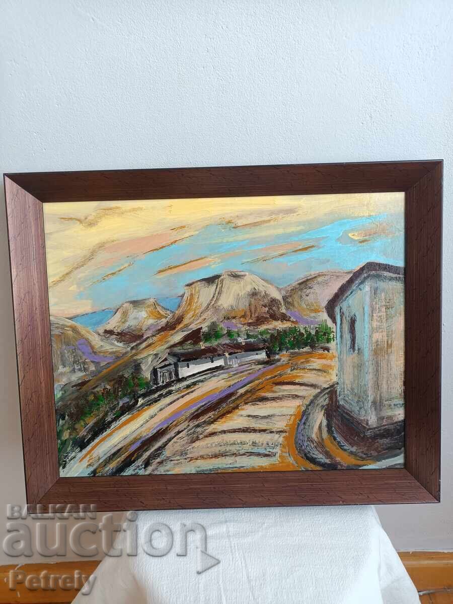 Παλιά ελαιογραφία με τιμή 140.00 BGN | € 71.58