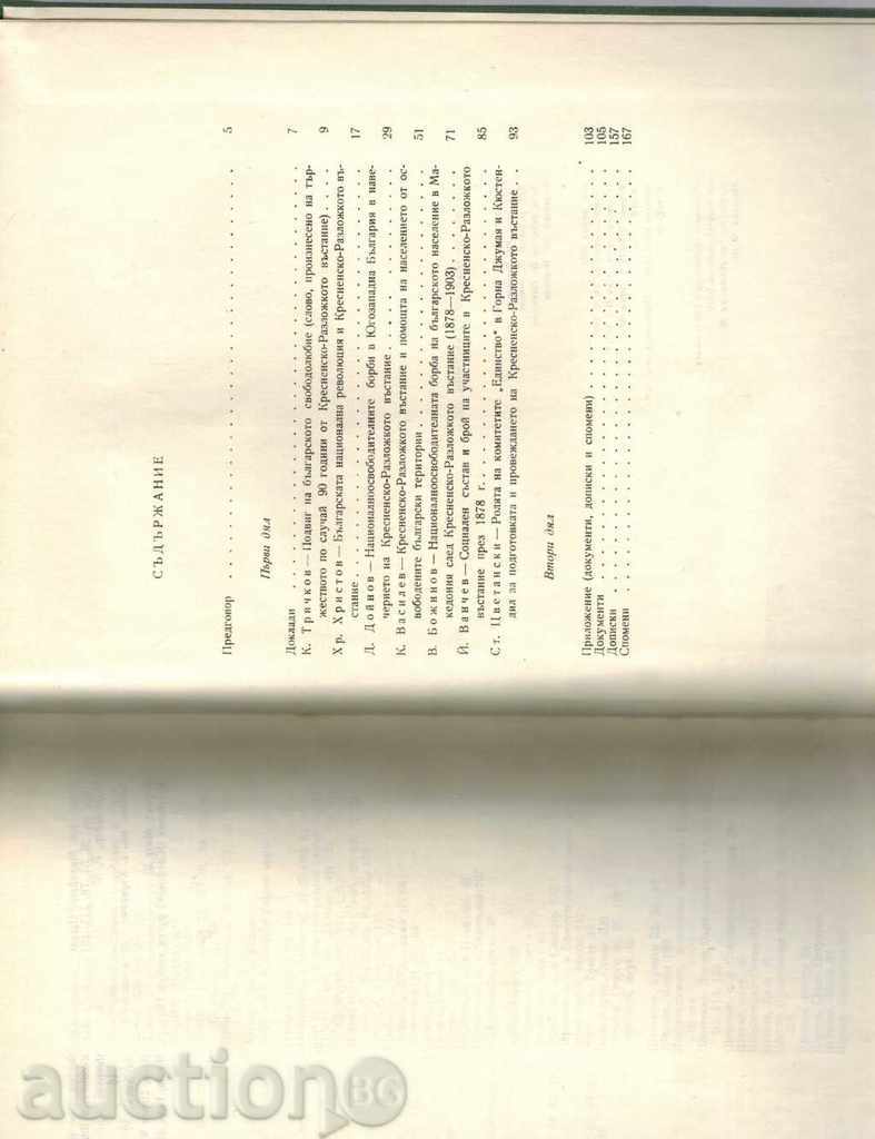 Παράδοση ΕΞΕΓΕΡΣΗ ΚΡΕΣΝΑ-ΡΑΖΛΟΓ 1878 Παράδοση ΕΞΕΓΕΡΣΗ ΚΡΕΣΝΑ-ΡΑΖΛΟΓ 1878