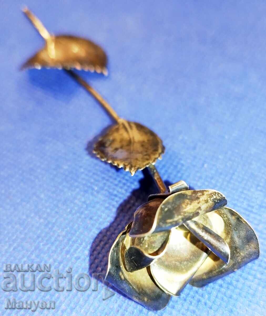 Auction Old, beautiful silver item - rose Auction Old, beautiful silver item - rose