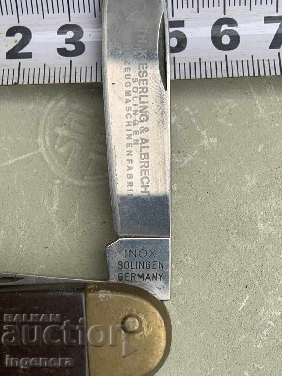 CUȚIT PLIABIL CUȚIT VECHI LAMĂ-SOLINGEN SOLINGEN cu preț € 43.46 | 85.00 BGN CUȚIT PLIABIL CUȚIT VECHI LAMĂ-SOLINGEN SOLINGEN cu preț € 43.46 | 85.00 BGN