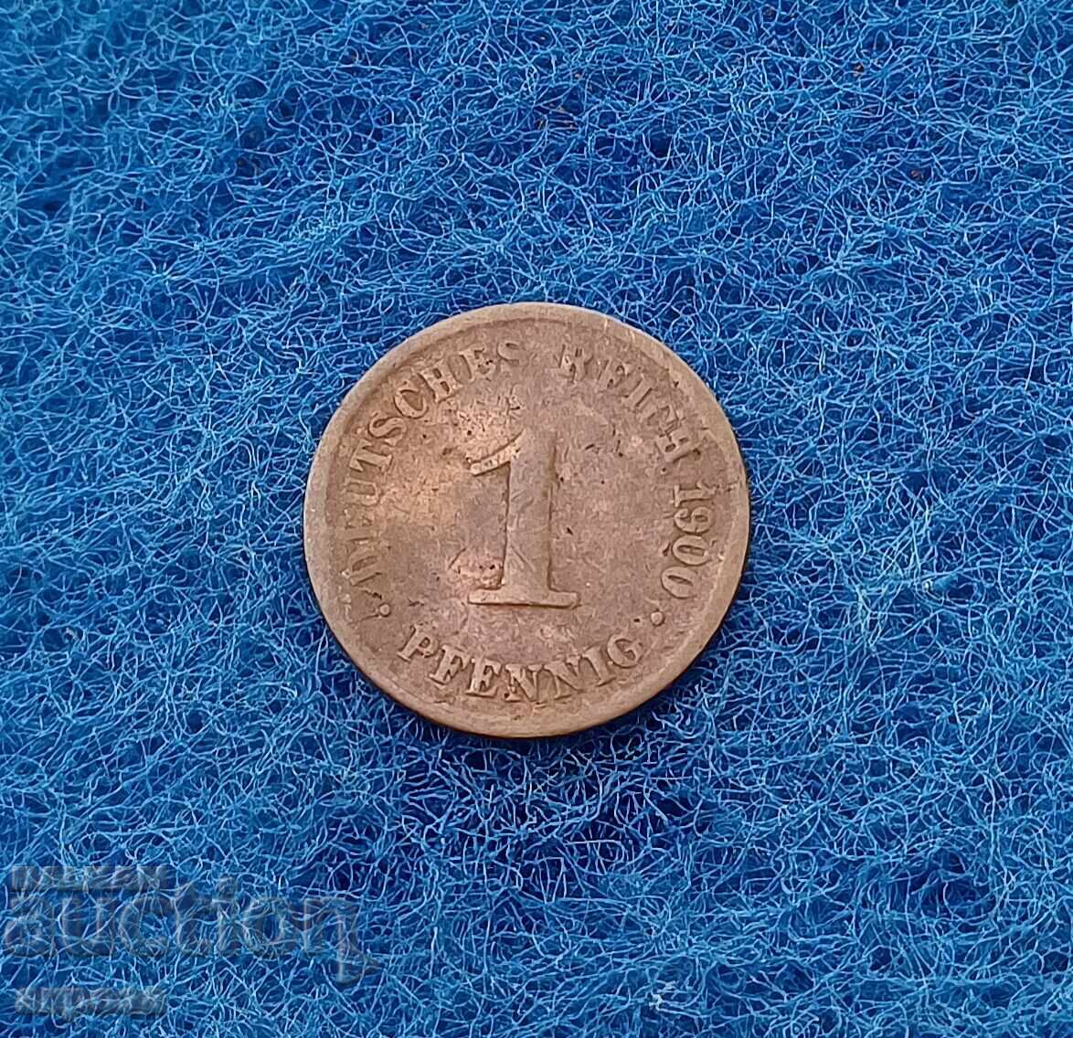1 Pfennig Germany 1900