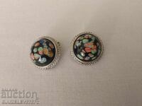 Cercei vintage din sticlă de Murano, Murano Pe clips