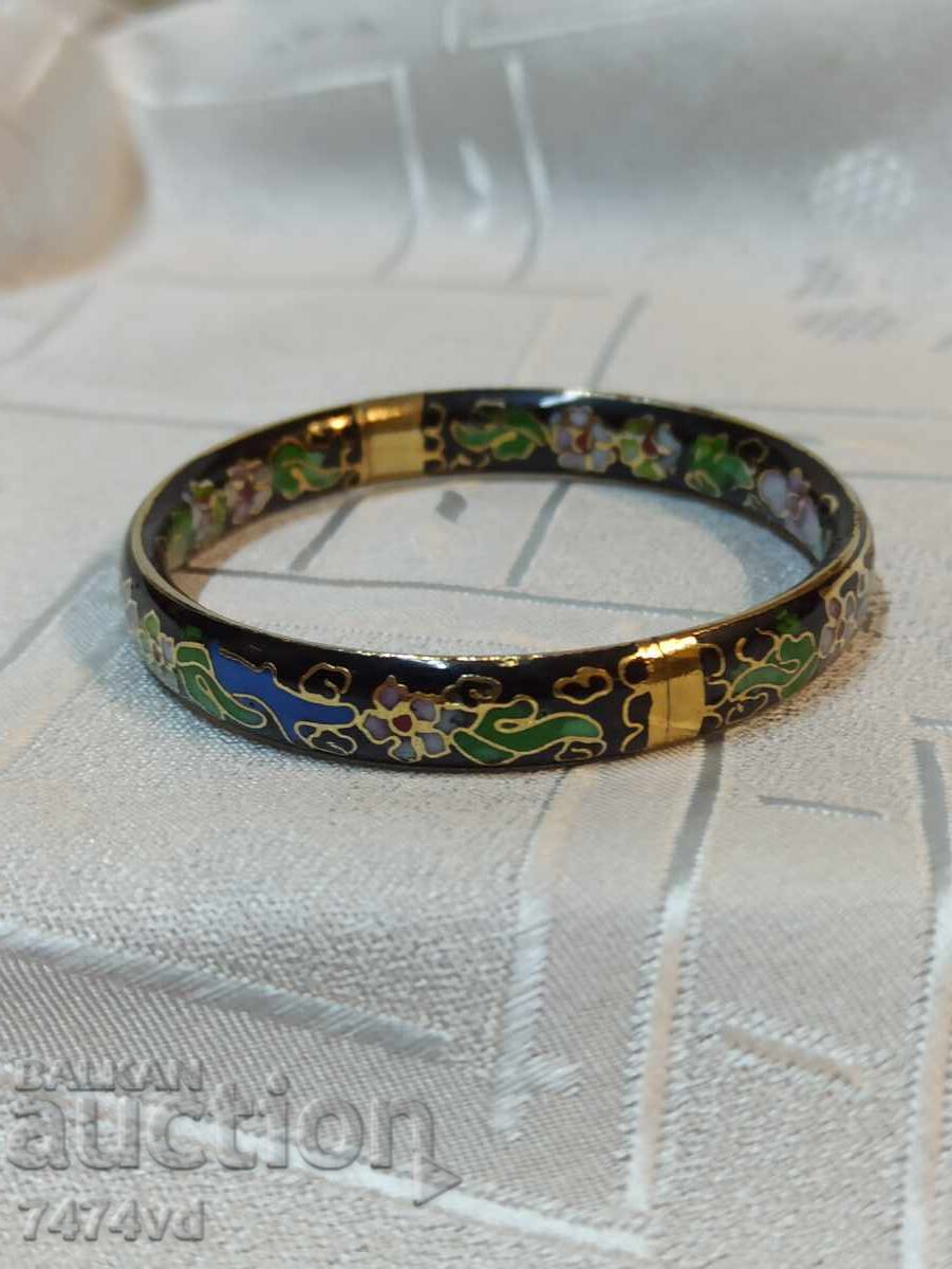 WOMEN'S BRACELET, CELL ENAMEL - CLOISONNÉ WOMEN'S BRACELET, CELL ENAMEL - CLOISONNÉ