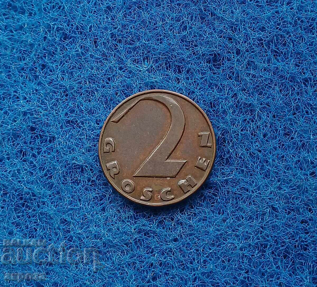 2 Groschen Austria 1926