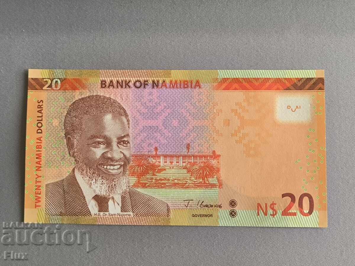 Банкнота - Намибия - 20 долара UNC | 2022г.