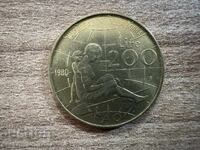 Ιταλία - 200 λιρες (1980) - FAO