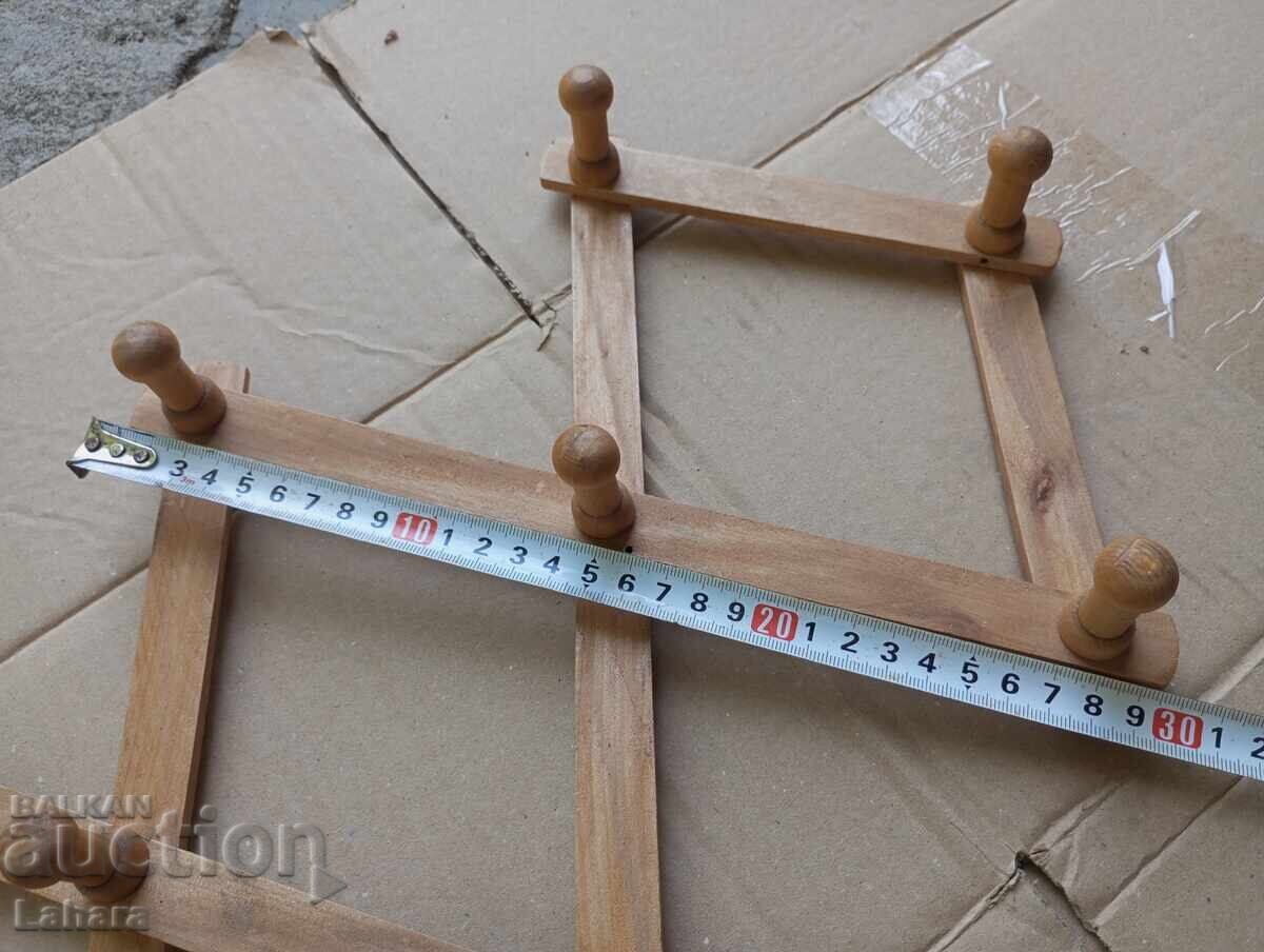 Παράδοση Ρετρό ξύλινη κρεμάστρα