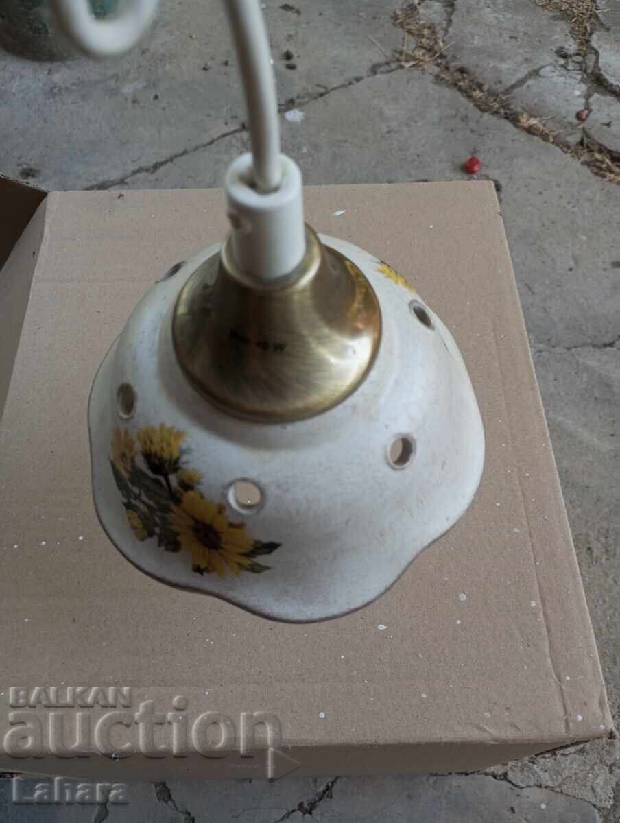 Hanging ceramic lamp with price 14.00 BGN | € 7.16