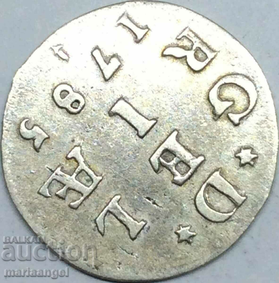 Delivery of Netherlands 2 stivers 1785 Gelderland silver Delivery of Netherlands 2 stivers 1785 Gelderland silver