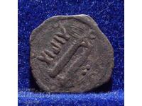 Арабска медна монета фалс