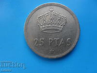25 Pesetas 1975 Spain
