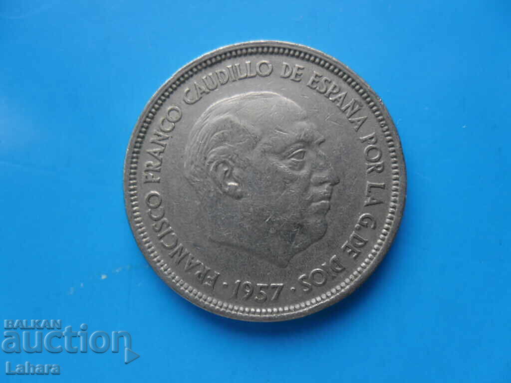 25 πεσέτες 1957 g. Ισπανία με τιμή 0.80 BGN | € 0.41 25 πεσέτες 1957 g. Ισπανία με τιμή 0.80 BGN | € 0.41