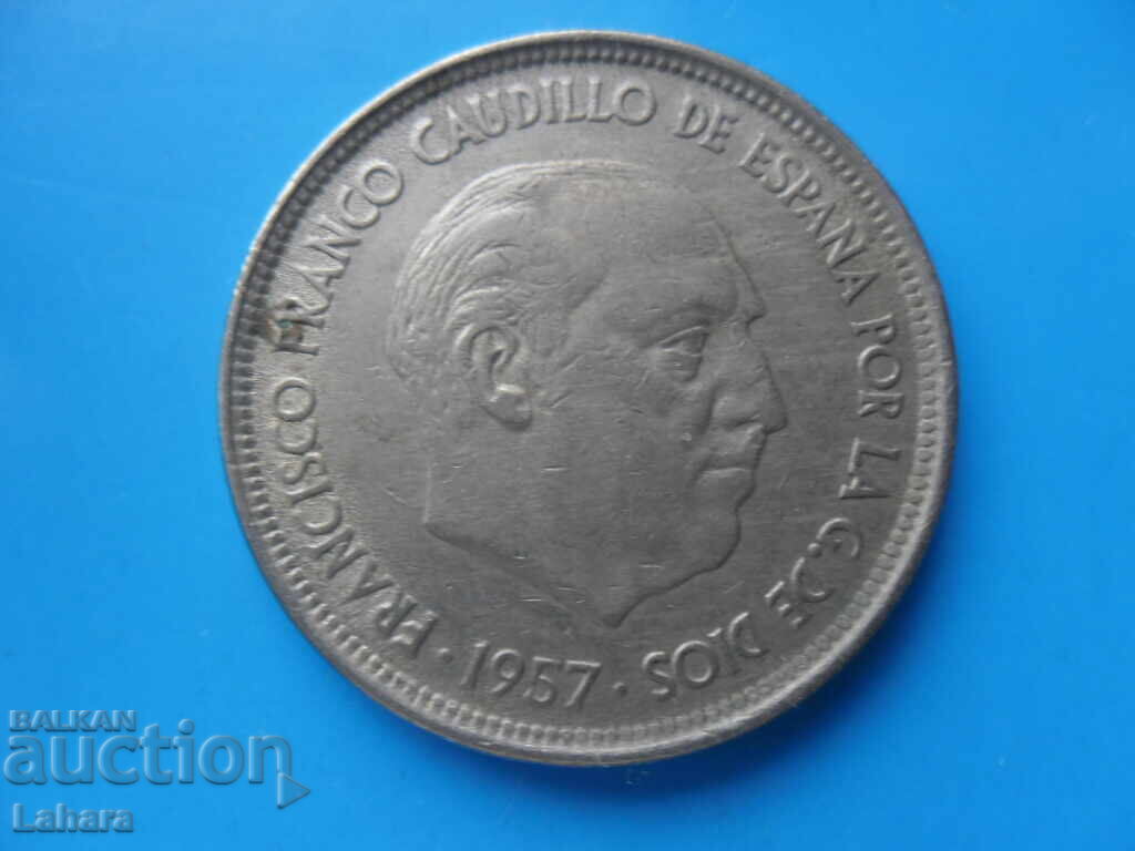 50 πεσέτες 1957 g. Ισπανία με τιμή 1.40 BGN | € 0.72 50 πεσέτες 1957 g. Ισπανία με τιμή 1.40 BGN | € 0.72