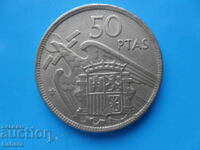 50 песети 1957 г. Испания