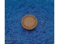 1 пфенинг Германия 1928/А в качество