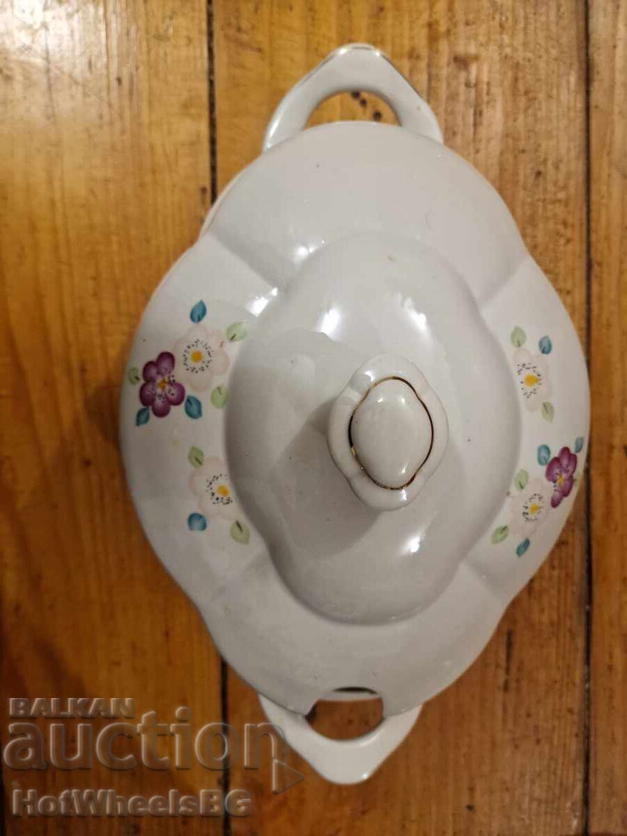 Licitație Vechi Suport de Supă din Porțelan Bulgar Licitație Vechi Suport de Supă din Porțelan Bulgar