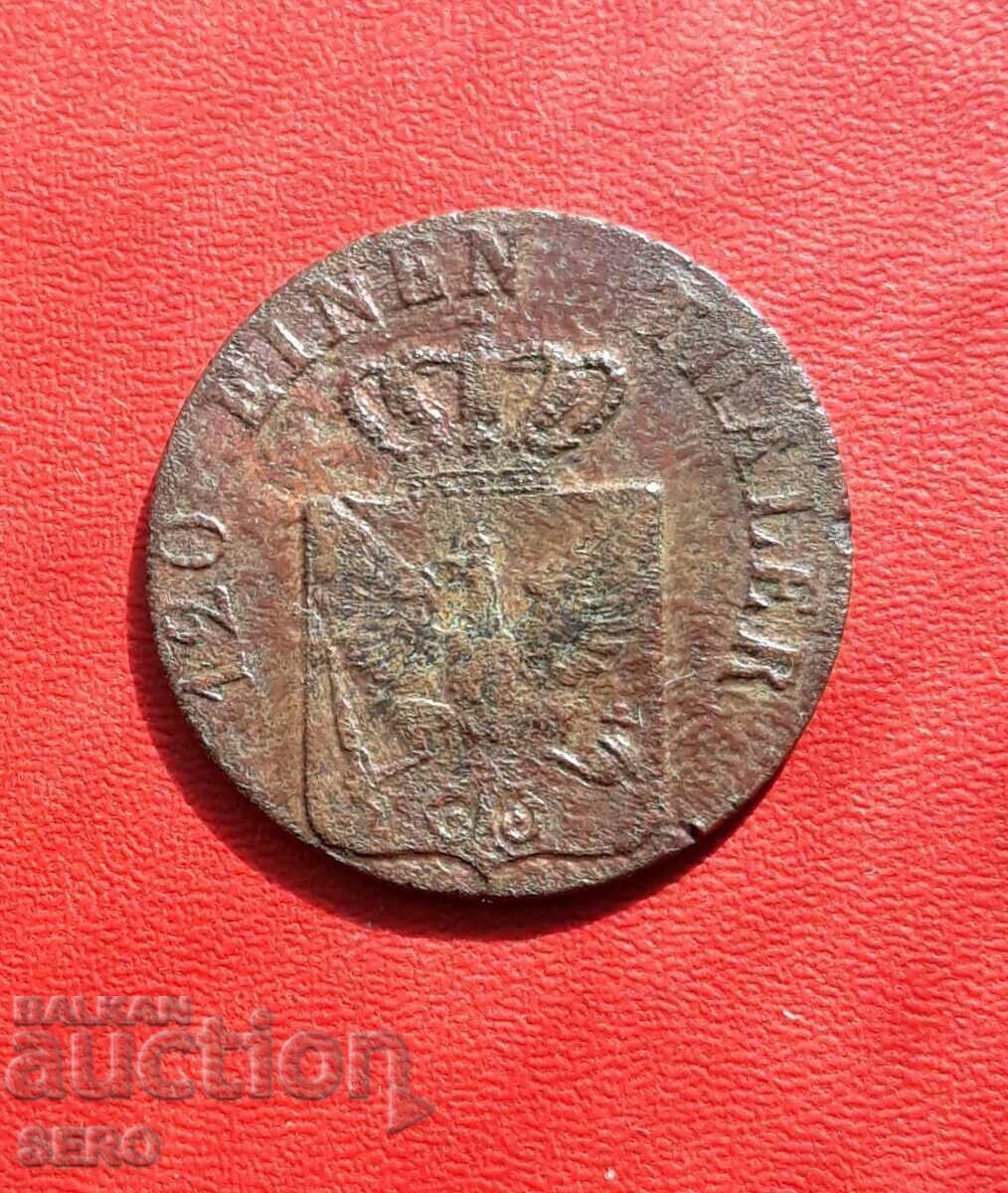 Германия-Прусия-3 пфенига 1838 А-Берлин-рядка година с цена 5.00 лв. | € 2.56