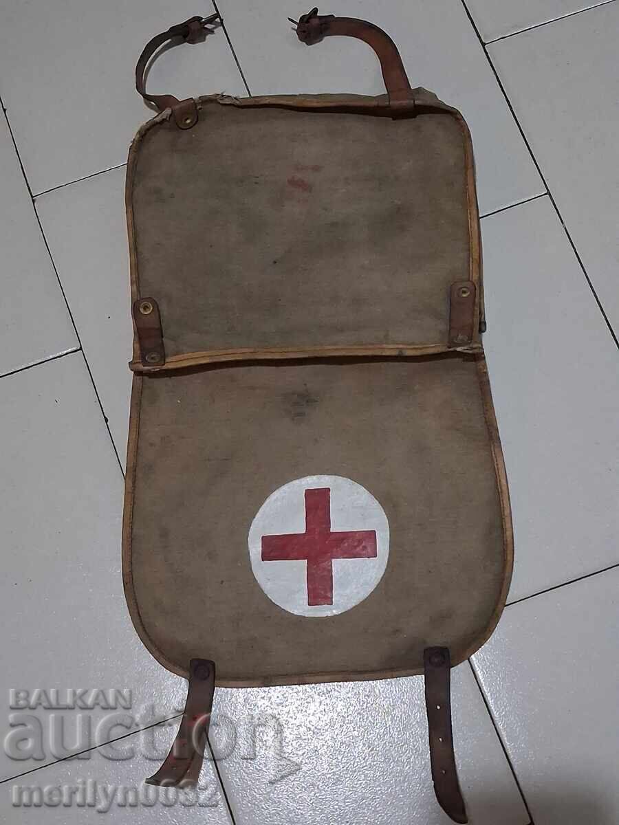 Полева медицинска чанта санитарен инструктор WW2 санитарка - 5