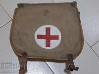 Geantă medicală de câmp, instructor sanitar WW2, infirmieră