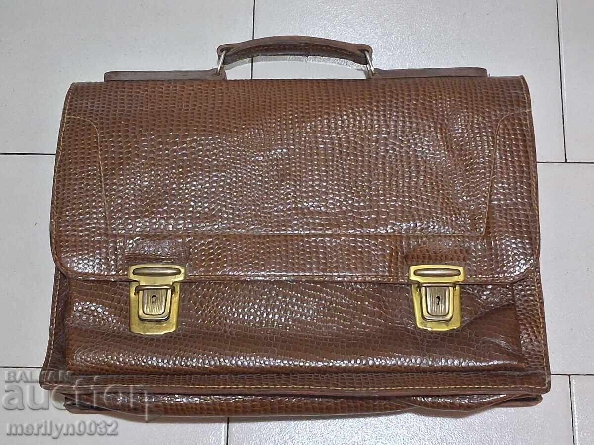 Geantă de ofițer pentru documente secrete, anii '60, BNA