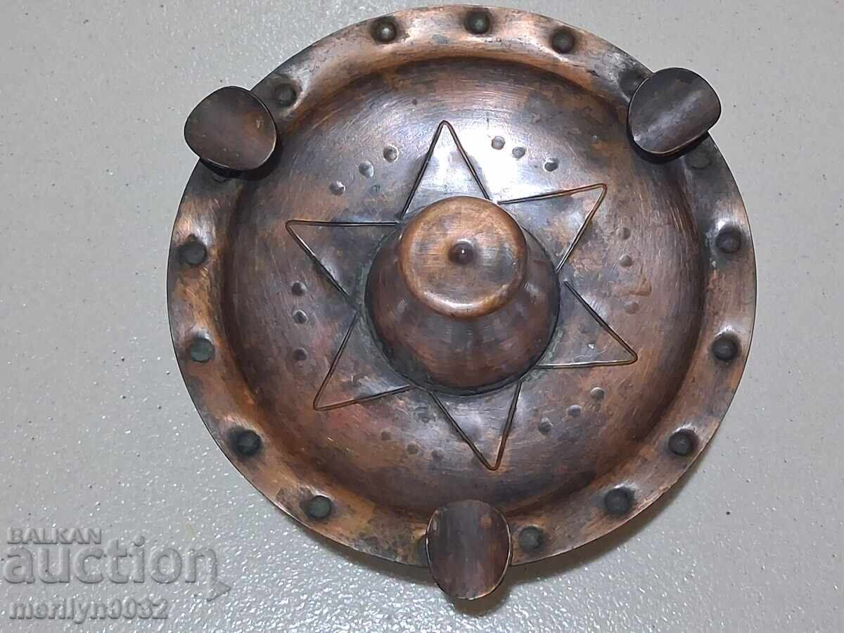 Δημοπρασία Παλιόσ στάχτη μέλι χαλκού τσιγάρο πούρο