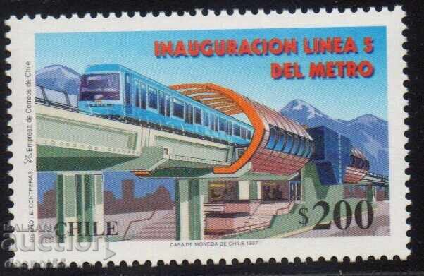 1995. Χιλή. Εγκαινίαση γραμμής 5 του μετρό