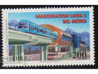 1995. Χιλή. Εγκαινίαση γραμμής 5 του μετρό