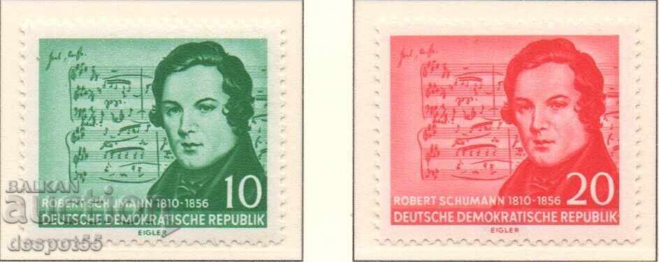 1956. GDR. 100 Years Since the Death of Robert Schumann