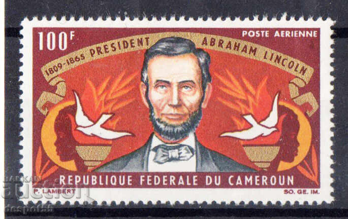 1965. Καμερούν. 100η Επέτειος από τον θάνατο του Αβραάμ Λίνκολν