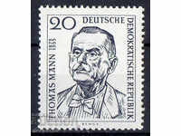 1956. GDR. Thomas Mann, scriitor german - laureat al Premiului Nobel.