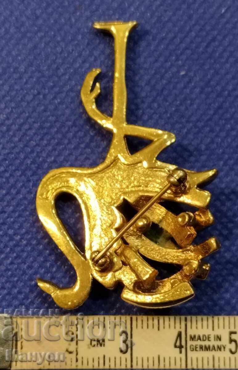 Παράδοση Αντίκα καρφίτσα "Φλαμίνγκο" της Karoly Friedlander