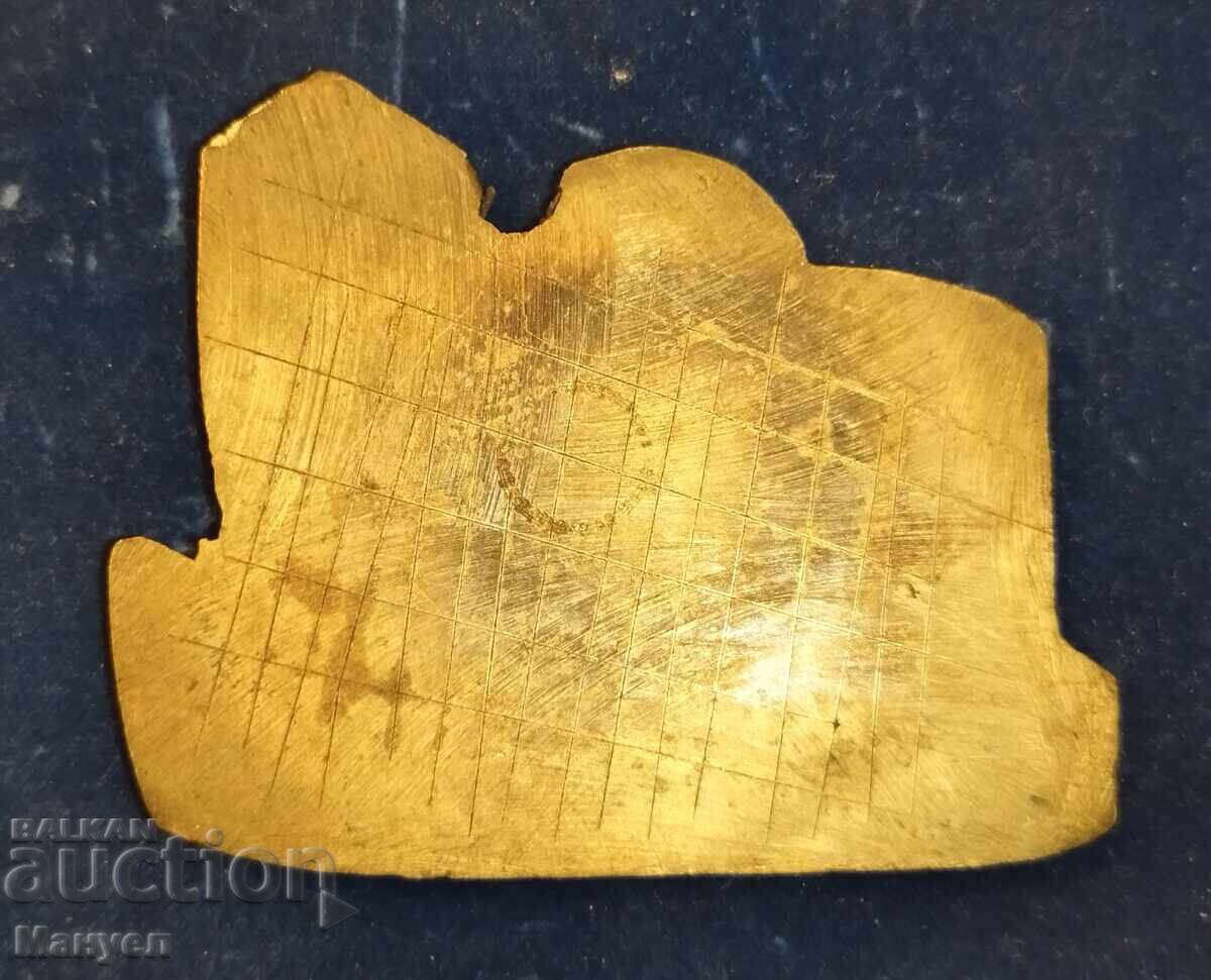 Delivery of Old bronze plaque, personal seal. Kingdom of Bulgaria