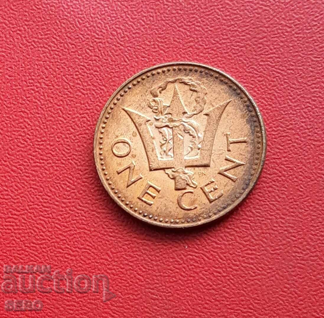 Остров Барбадос-1 цент 1980