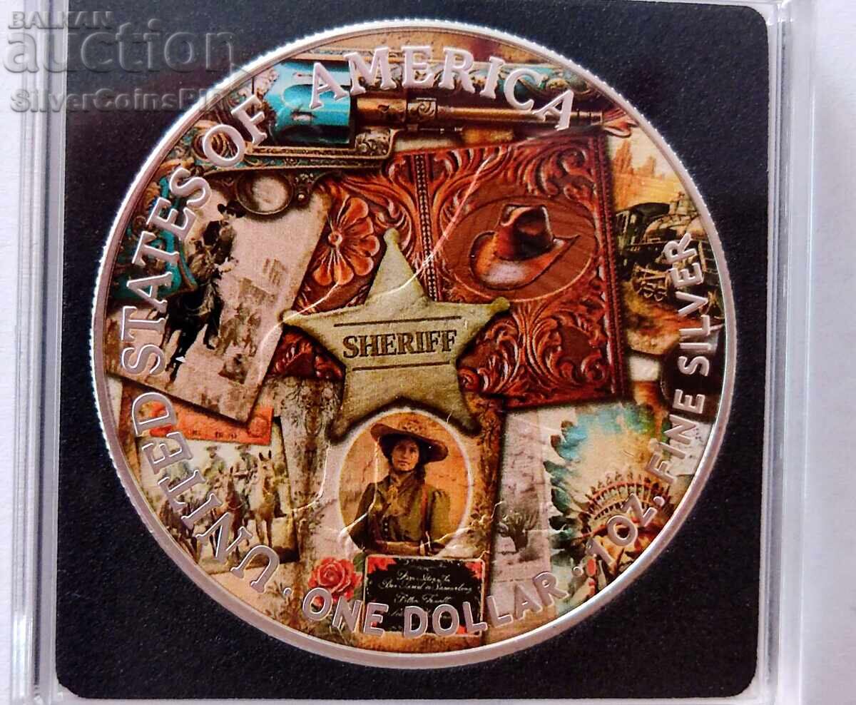 Delivery of Silver 1$ Cowgirl from the Wild West 2024 USA Delivery of Silver 1$ Cowgirl from the Wild West 2024 USA