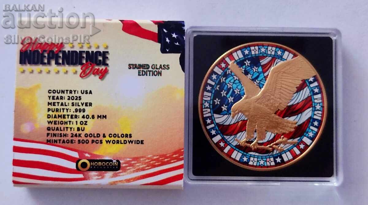 Silver 1$ Independence Day 2025 USA with price 185.00 BGN | € 94.59 Silver 1$ Independence Day 2025 USA with price 185.00 BGN | € 94.59