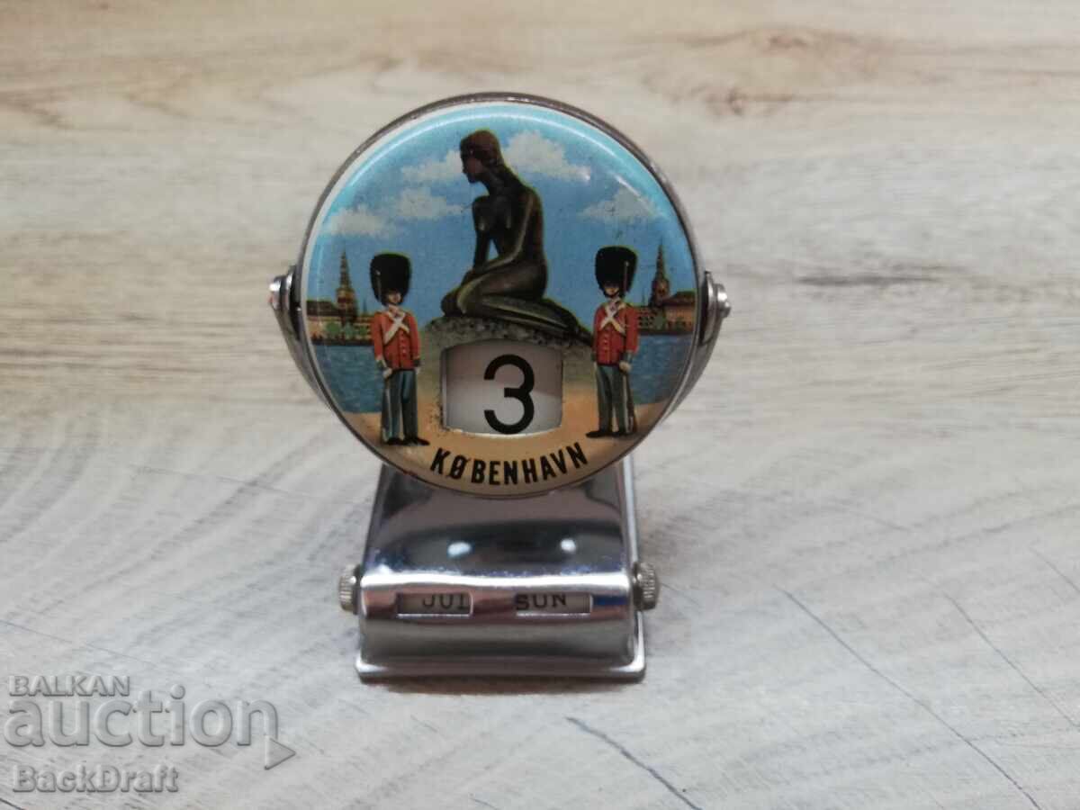 Denmark Star Metal Desk Perpetual Calendar, Datnik Denmark Star Metal Desk Perpetual Calendar, Datnik