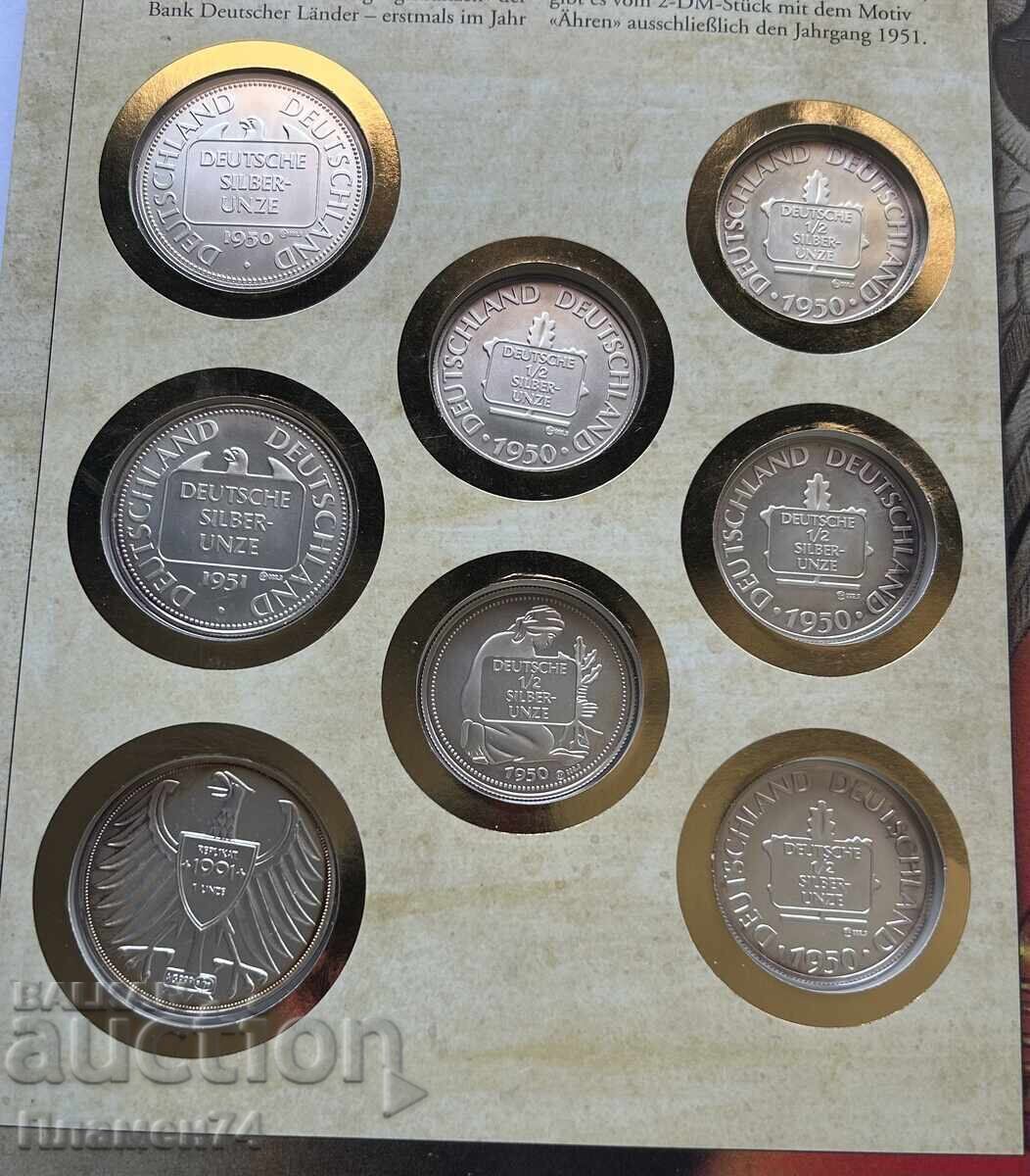 Delivery of Silver plaques, 45g, German course currency