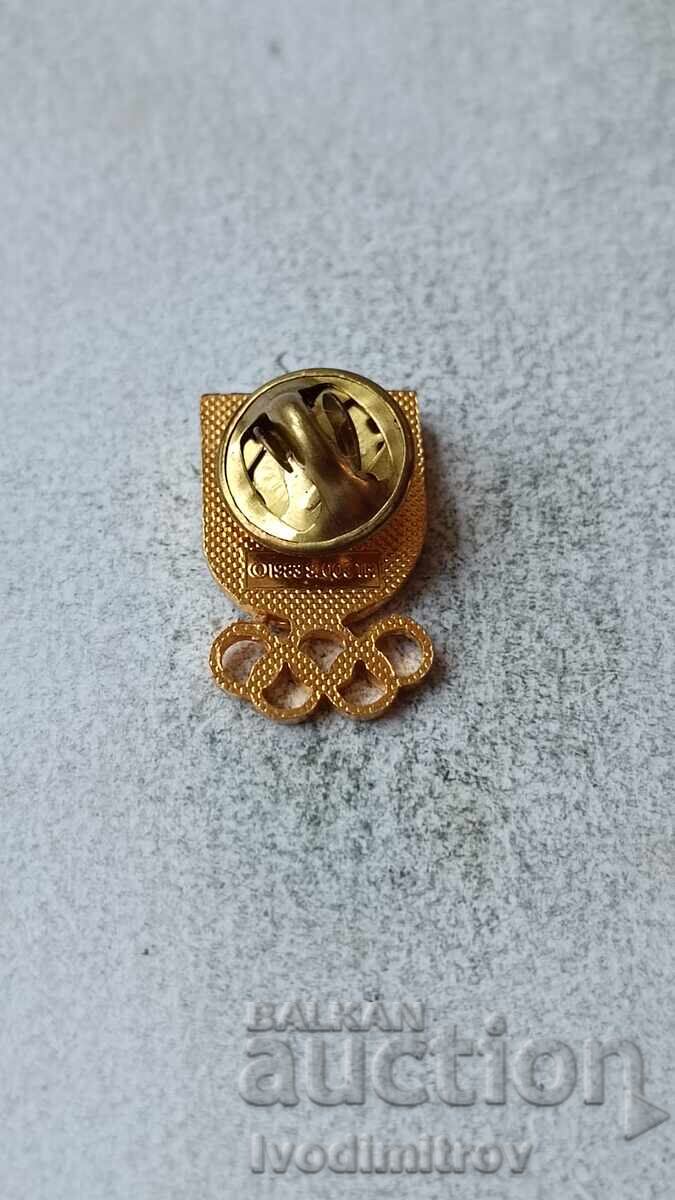 SEOUL 1988 Badge with price 4.35 BGN | € 2.22