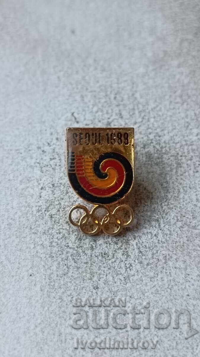 SEOUL 1988 Badge