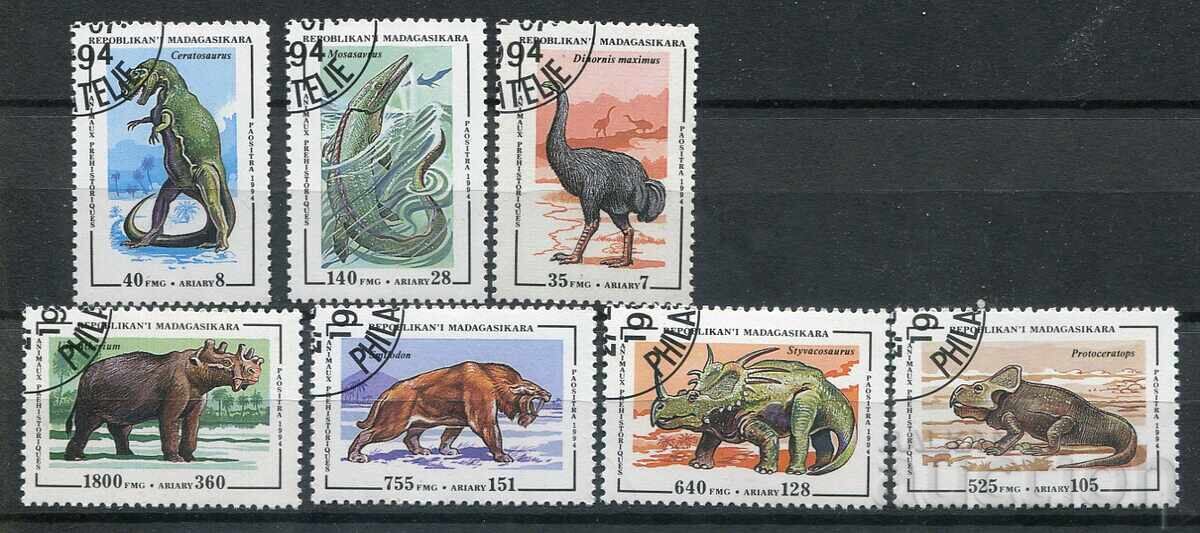 Madagascar 1994 CTO - Fauna, Dinosaurs
