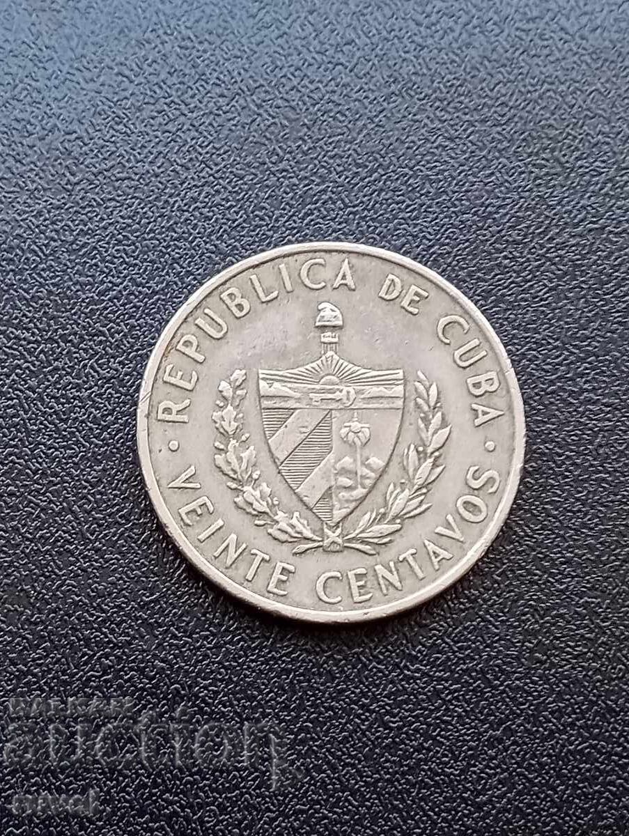 Κούβα 20 centavos 1962