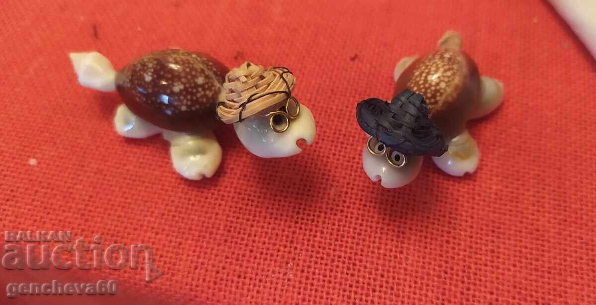 Figurine din scoici de mare și scrumieră - 7