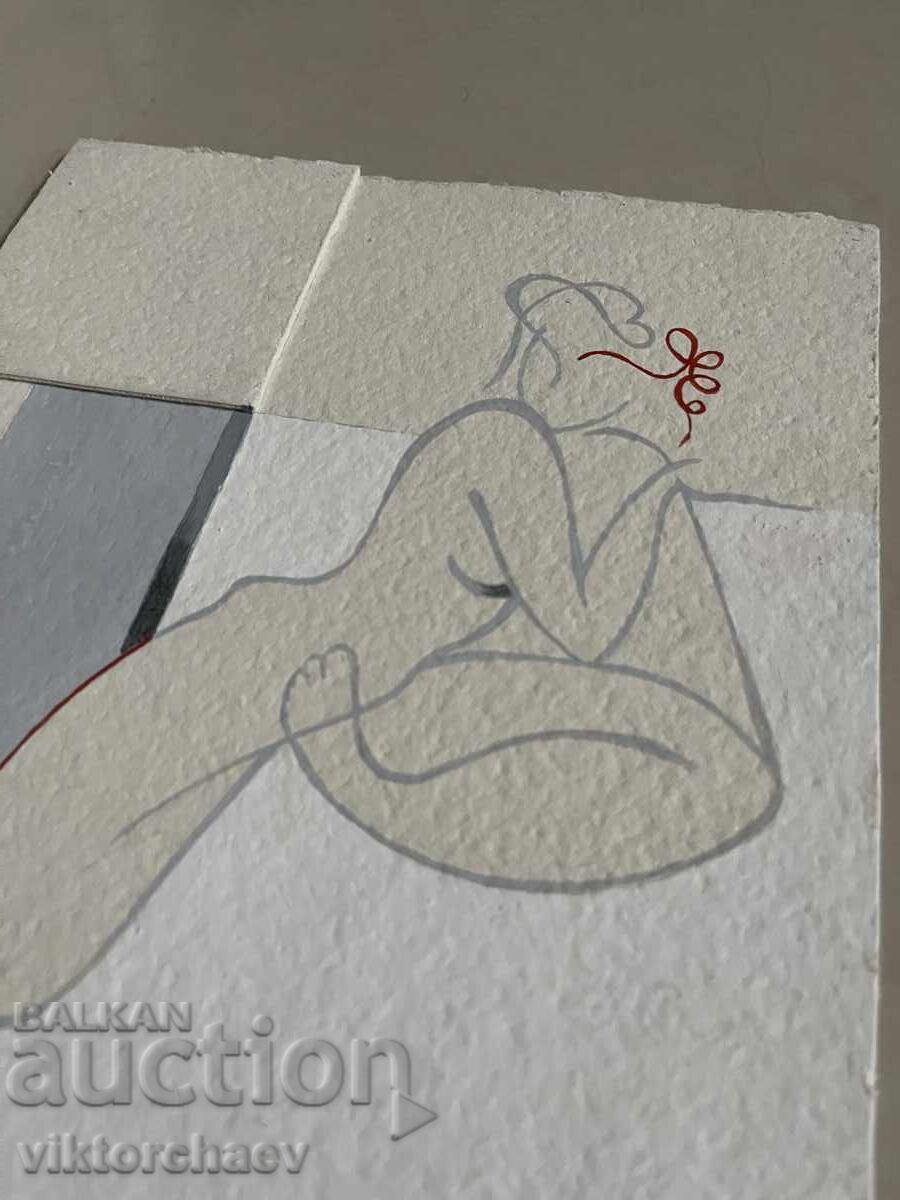 Auction  Kaloyan Bogdanov - Kalo - 4 pcs. Interesting original paintings