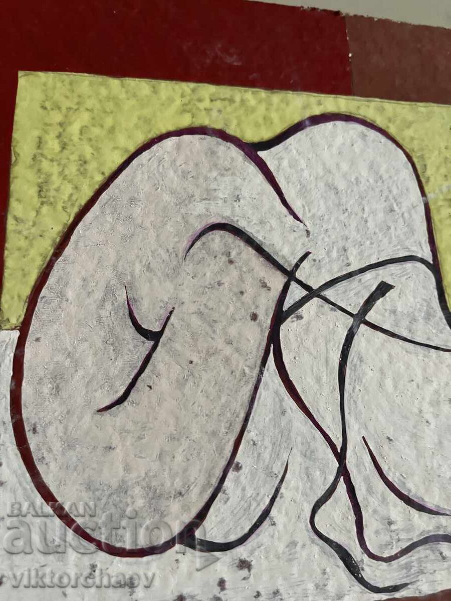 Delivery of Kaloyan Bogdanov - Kalo - 4 pcs. Interesting original paintings